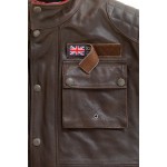 Bultaco Chaqueta Brown Leather Jacket